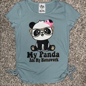 Lily Bleu Blue Panda Graphic Tee